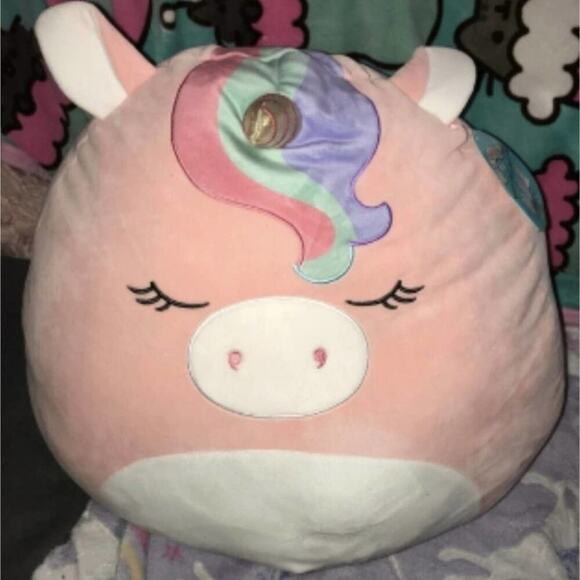 Squishmallows Ilene Pink Unicorn 12" Pillow Soft Plush Stuffed Animal new!!! - Picture 3 of 8